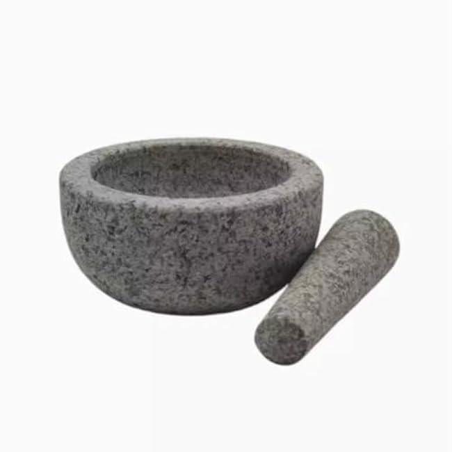 Mortar and Pestle Set Rock Grinder Manual Garlic Masher Stone Mortar Spice Jar Garlic Masher Pestle Set Seasoning Spice Tools