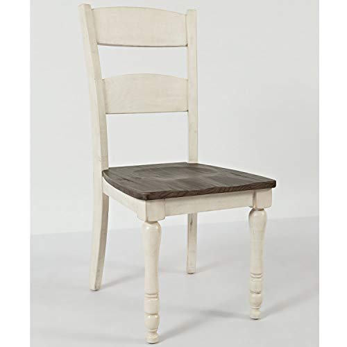Jofran Madison County Ladderback Dining Chair, Height, Vintage White #TOP25