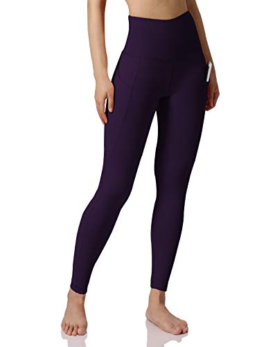 image for ODODOS Women's High Waist Yoga Pants with Pockets,Tummy Control,Workou