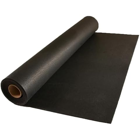 Greatmats 4x10 Ft Rolled Rubber (Black) Cover
