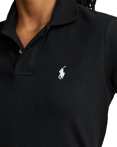 Image of Polo Ralph Lauren Women's Classic Fit Mesh Polo Shirt, PoloBlack, X-Large