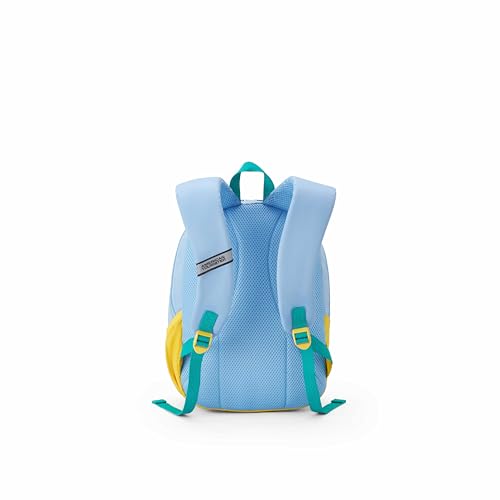 Image of American Tourister Buzzy | 13 Ltrs | 2 Compartments | Bottle Pocket | Ergonomic Padded Back Panel & Shoulder Straps | Kids Backpack | 1 Year International Warranty | Tiger Blue