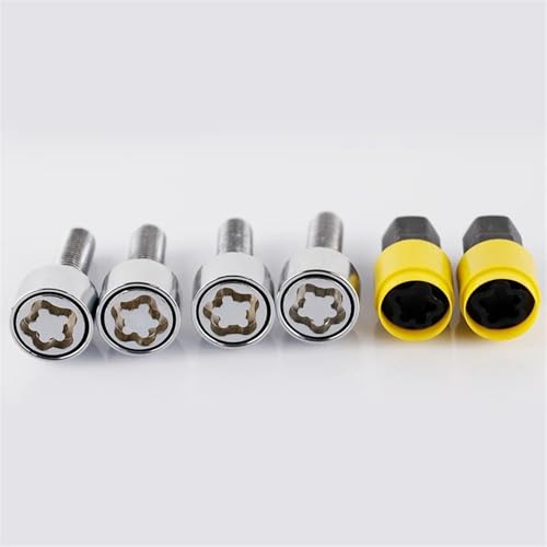 �Ԃ̃z�C�[���X�^�b�h Compatible With Stilo 2001-2010 �ԃ��b�N�z�C�[���i�b�g 4+2 M12*1.25 �z�C�[�����b�N���O�{���g 28 �~�����[�g���V�����N�ƌ݊���������܂�