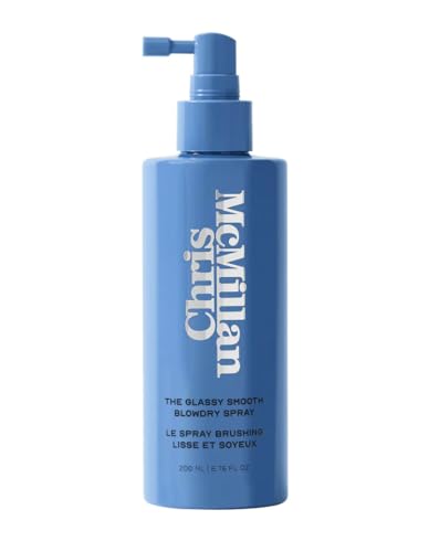 Chris McMillan The Glassy Smooth Blowdry Spray for Frizz and Heat Protection 6.76 oz/200 ml