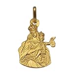busto virgen de montserrat  Medalla en Busto de la virgen del Carmen 27 x 18mm 3.20 grms