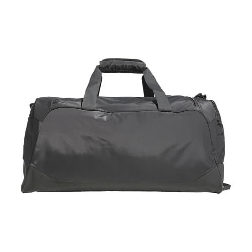 Image of adidas Defender 5 Duffel Bag for Sports, Gym and Travel, Grey Six /Pure Orange, OSFA