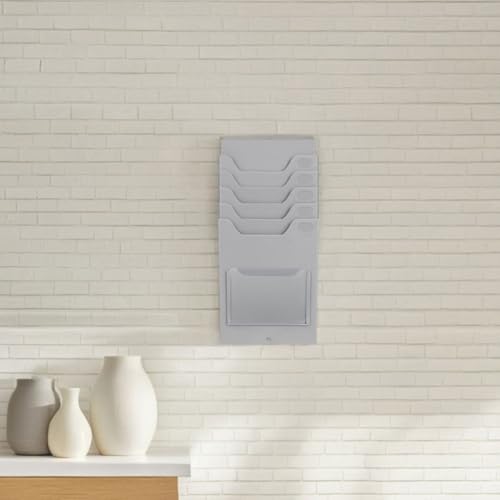 Porte-cartes de visite mural en lot de 2 pour cartes d'employés et badges - 7