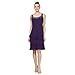 S.L. Fashions Women's Regular Mother of The Bride Jacket Dress with Sequined Cut Out Shoulder, Eggplant, 16