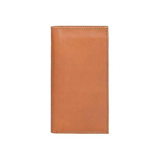 Scully Men's Leather Ranger Slim Breast Pocket Secretary Wallet Tan
