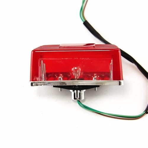 Luz trasera de intermitente con lente destello de alta visibilidad para freno de moto 6