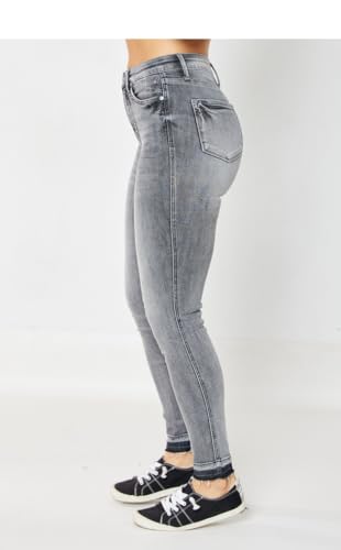 Judy Blue High Waist Tummy Control Release Hem Skinny Jeans, 887923