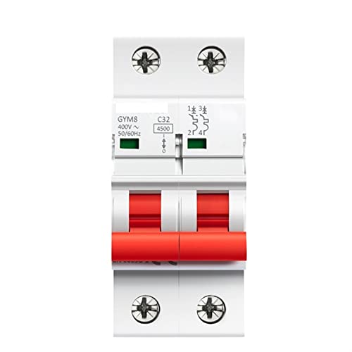 Disjoncteur MCB 4.5ka bipolaire courbe C pour la protection de circuit AC
