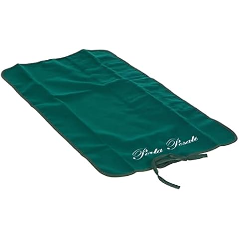 Magie di Casa Porta cubiertos verde de tela Cover