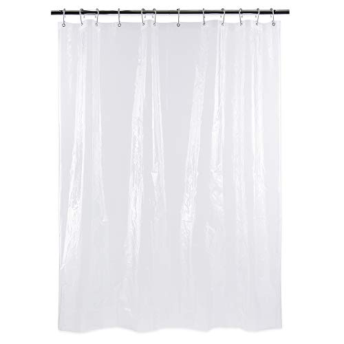 DII Provence Bath Collection, Shower Curtain Liner, White