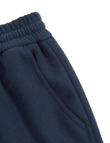 Image of Aelfric Eden Mens Wide Leg Sweatpants Solid Arc Sweat Pants Open Bottom Casual Athletic Lounge Pants with Pockets