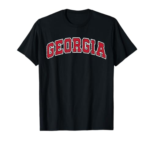 Vintage Georgia GA Classic Retro Red for Men Women Kids T-Shirt