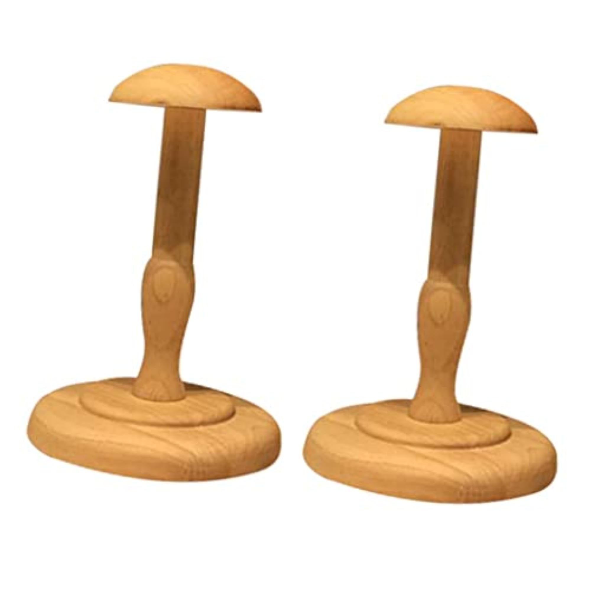 Wooden Hat Rack and Wig Holder Display Stand