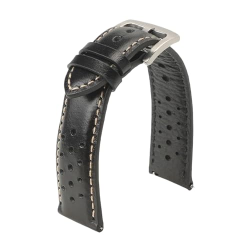 Bracelet montre cuir véritable rétro idéal pour le bureau et les sorties en 20mm