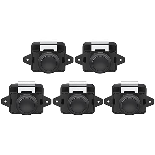 OCGIG 5 PCS Push Button Cabinet Latch Catch Lock Keyless