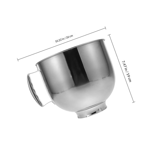 Tazón profundo de acero inoxidable 3.6L para mezcladora miniatura 2