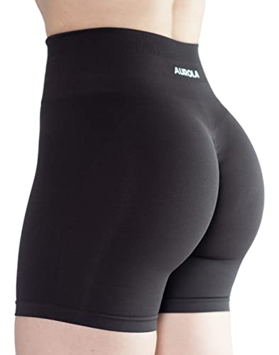 Image of AUROLA Intensify Workout Shorts for Women Seamless Scrunch Short Gym Yoga Running Sport Active Exercise Fitness Shorts