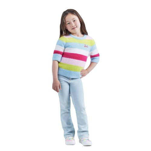 Wrangler Girls' Barbie Fuzzy Sweater2