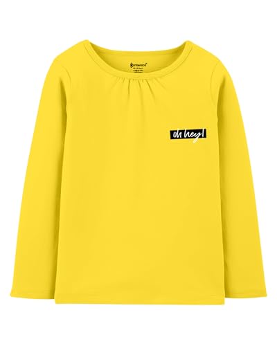 Image of KYDA KIDS Girl's 100% Cotton Antibacterial Full Sleeve Solid T-Shirt (Pack of 1)