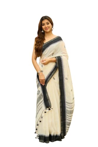 Image of H&J INNOVATION Women's SOFT LILAN SLAB ATTRACTIVE CHARMFULL BEAUTIFUL RICH PALLU & JACQUARD WORK RUNNING EXCLUSIVE BORDER 5.5 Meter Saree| 0.8 Meter Unstitched Blouse Piece HJ-5818