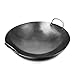 LIBINA Nieprzywierająca domowa Binarna żeliwna niepowlekana patelnia wokok ręcznie wykonana zastawa stołowa do kuchenki gazowej