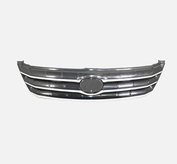 Bumper Grille For 2005 2006 2007 FOR Toyota Avalon Sedan Textured Black w/Chrome Molding 53101AC030C0 TO1200287 14447951 Limited Touring XL XLS