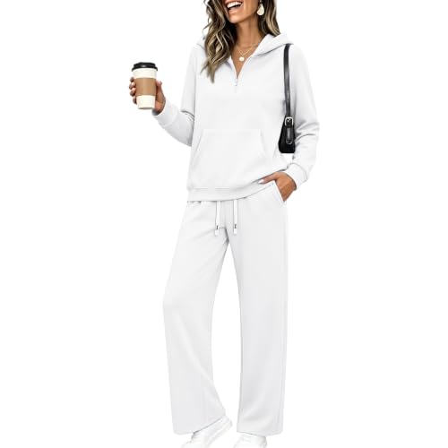 Two Piece Outfits for Women Oversized Athleisure Hoodie and Track
