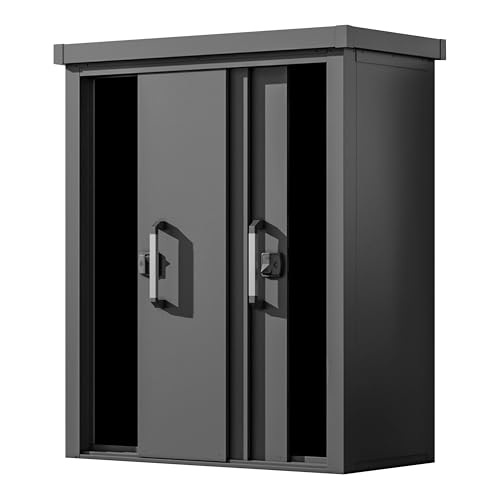 GFP Primeyard Armario Exterior metálica 150x78x161 cm Casetta de ...