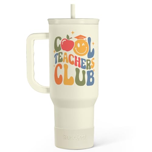 Cool Teacher Club Tumbler 40oz, Stainless Steel...