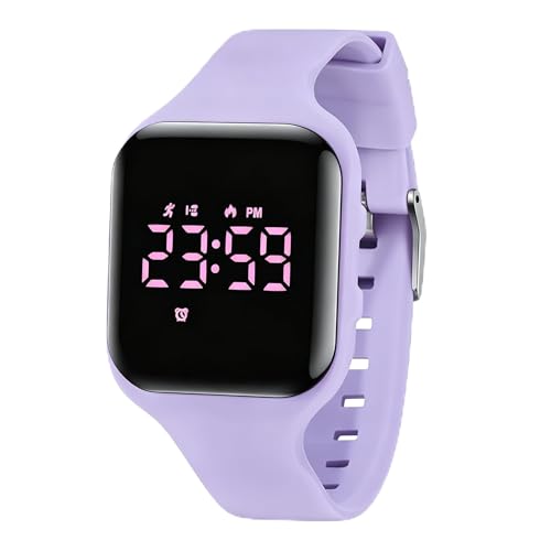 Image of Kids Watches for Girls Boys Digital Sport Watch with Step Counter Pedometer Vibration Alarm Clock, No App Waterproof Fitness Tracker Kids Watch Boys Girls Teens Students Ages 5-16