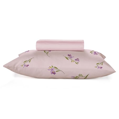 Jogo Roupa de Cama Casal Simples, 100% algodão 120 fios Teka Crystal