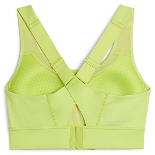 Puma-Womens-Pwrbreathe-Run-Sports-Bra-Running-Casual-Breathable-Green-Size-XS