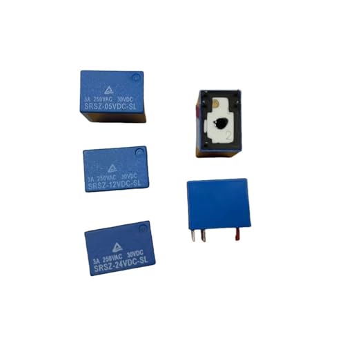 Relais de signal 5 broches SRSZ-12VDC-SL commutation 3A pour circuit imprimé, 10 pièces