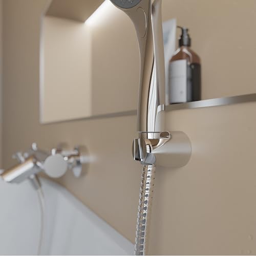 SCHÜTTE Brauseschlauch 80 cm, Duschschlauch, Schlauch für Badezimmer,Edelstahl, Chrom