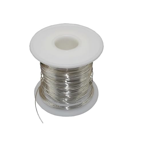WSYCWG Diameter 5mm, Silver Wire Length 10Cm, Metal Silver Thin Wire Diameter 3-6Mm Suitable for Industry and Experiment