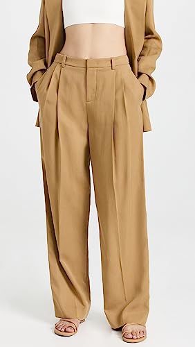 Vince Women's Drop Waist Pleated Trousers2