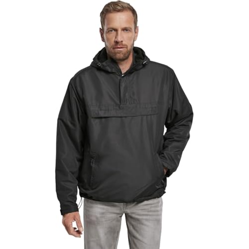 Image of Men's Fleece-Lined Quarter Zip Windbreaker Pullover