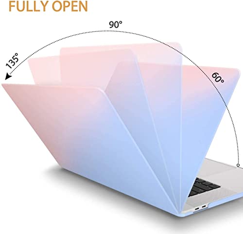 Image of Red Lemon Gradient Toughshell Hardcase Cover for MacBook Pro 13 Case 2020 Release M1 A2338 A2289 A2251 A2159 A1989 A1708 A1706 MacBook Pro 13 inch Hard Shell case Cover (Gradient)