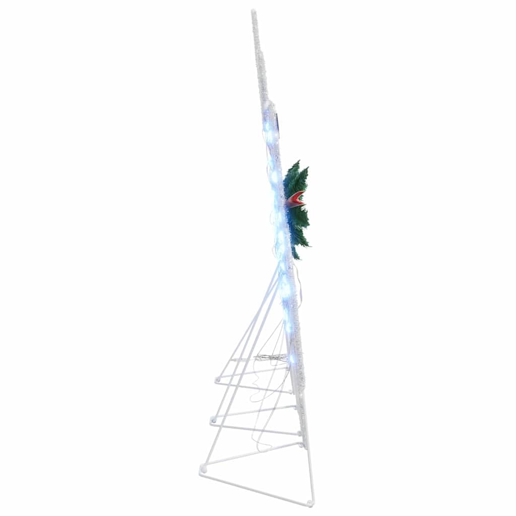 Renos LED con funda de tela, 3 piezas, blanco frío, 43 x 18 x 66 cm, funciona con USB, para decoración navideña en interiores y exteriores protegidos, decoración de árbol de Navidad