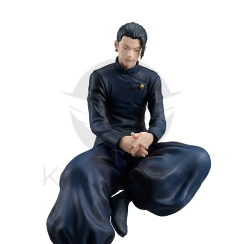 Image of Anime Action Figure 30 cm | Cool White Hair Character PVC Collectible Figurine | Sitting Pose Statue Toy for Home Decor, Desk & Gift for Fans