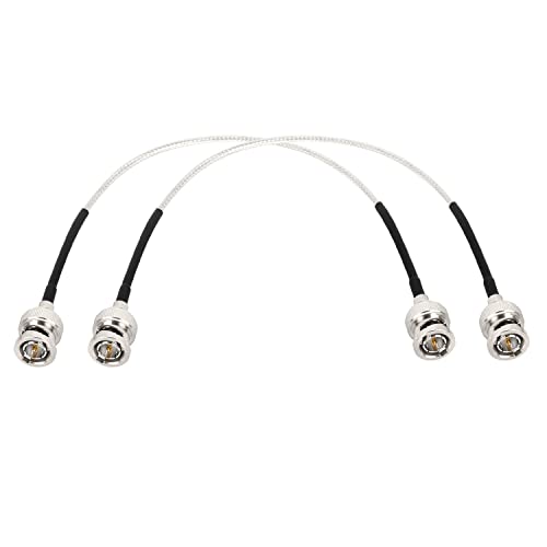 Image of XRDS -RF 2PCS SDI Cable 1FT, HD-SDI BNC Male 75 Ohm RG179 Jumper Cables for BMCC Video Camera