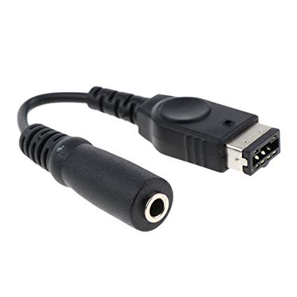Cavo Adattatore Da 3,5 Mm Per Cuffie Su Gameboy Advance - Convertitore Audio, Plug And Play, Nero - 2