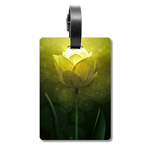 Étiquette d'identification pour valise fleur tulipe accessoire bagage voyage
