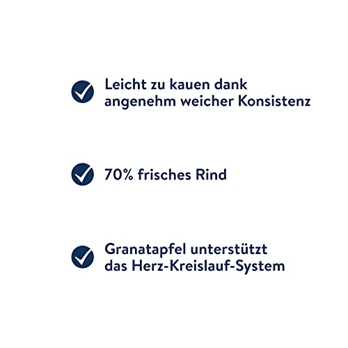 Pets Deli Soft Trockenfutter für Hunde mit Rind, Brokkoli & Granatapfel ohne Zucker und Gluten 6kg