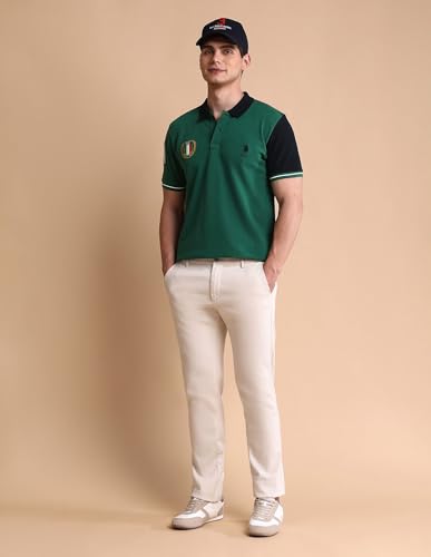 Image of U.s.Polo Association Men's Slim fit Iconic Number Polo Shirt