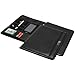 Premium Leather Padfolio/Portfolio-Aumark Zippered Portfolio Folder/Business Padfolio for Men & Women, 8 x 11 Writing Pad Included (Black-a4)